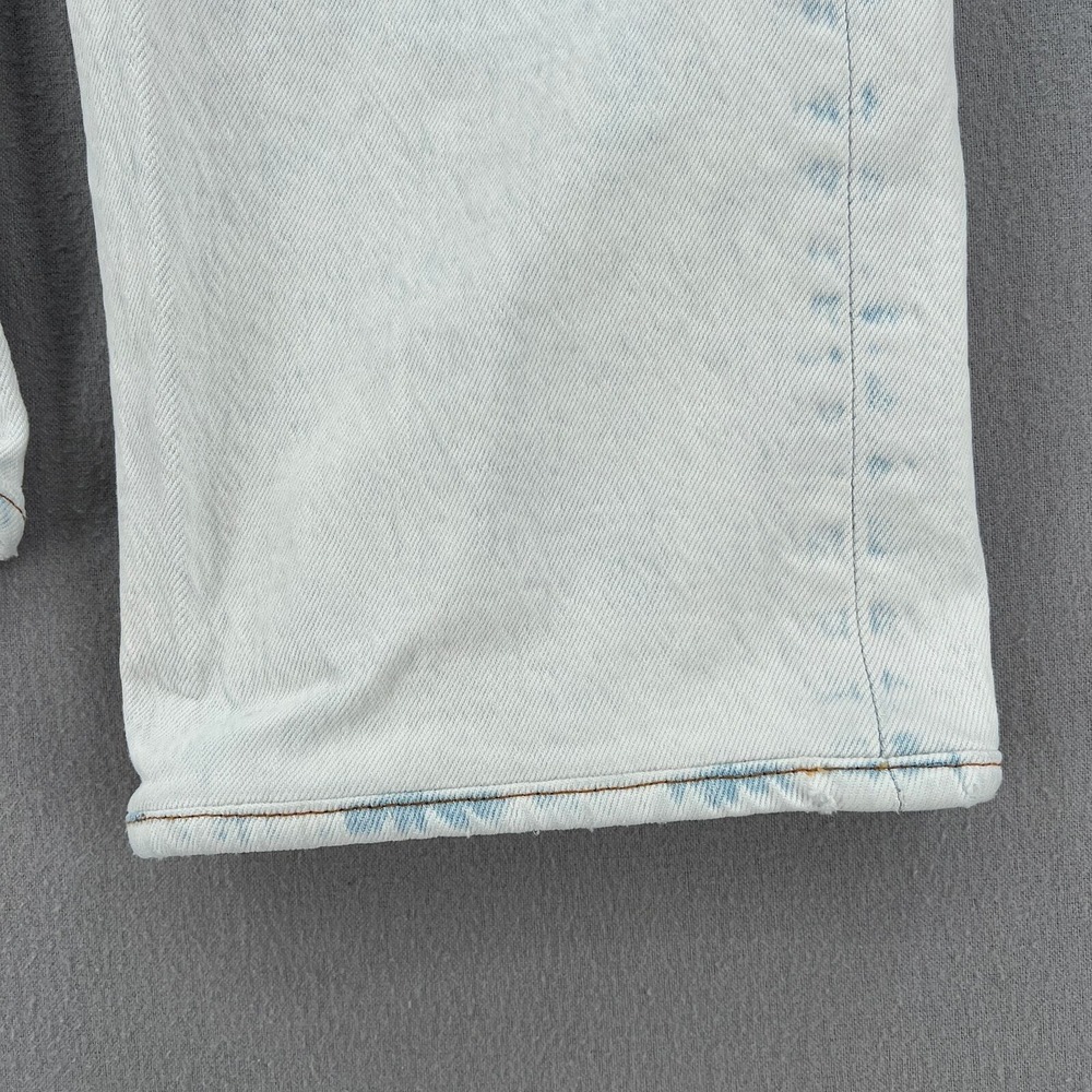 Levi's Ribcage Straight Jeans Women 26 Light Wash Denim High Rise Ankle - Picture 13 of 16